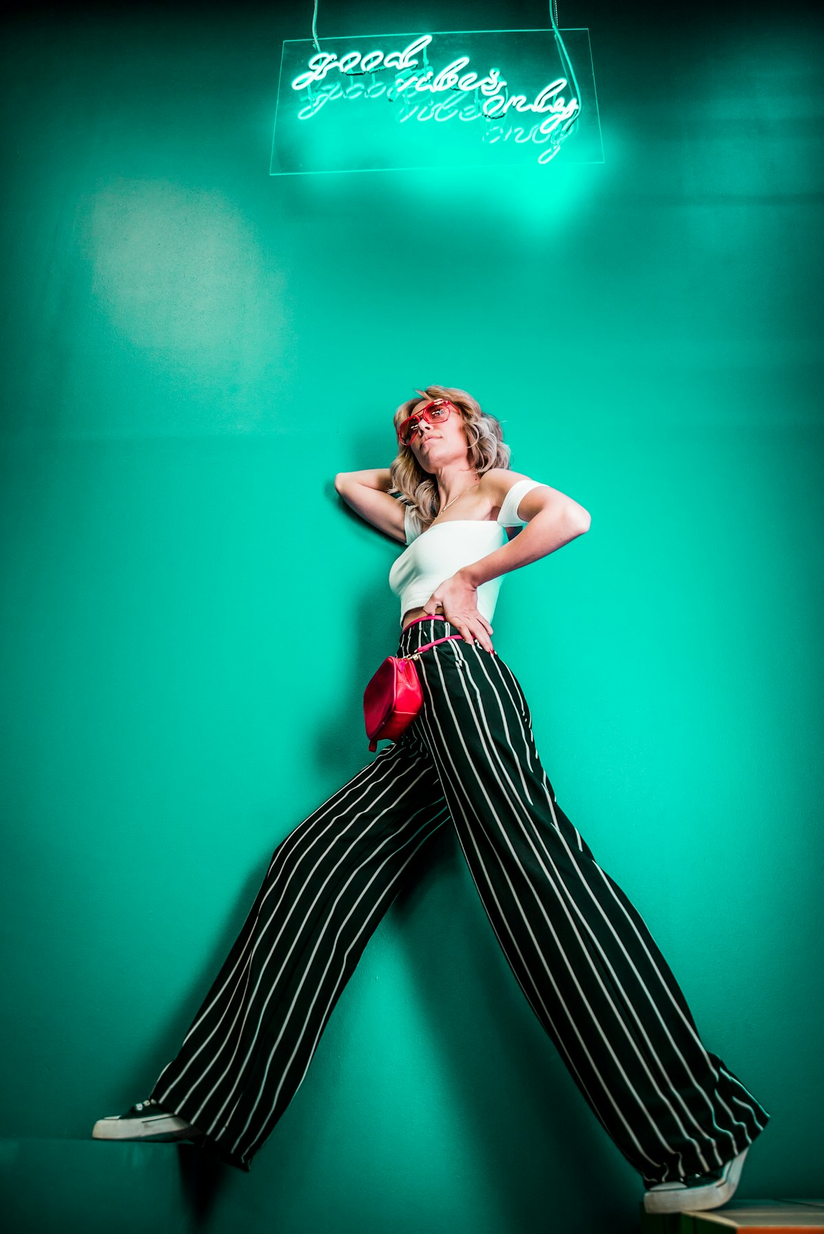 Runway garment movement and drape